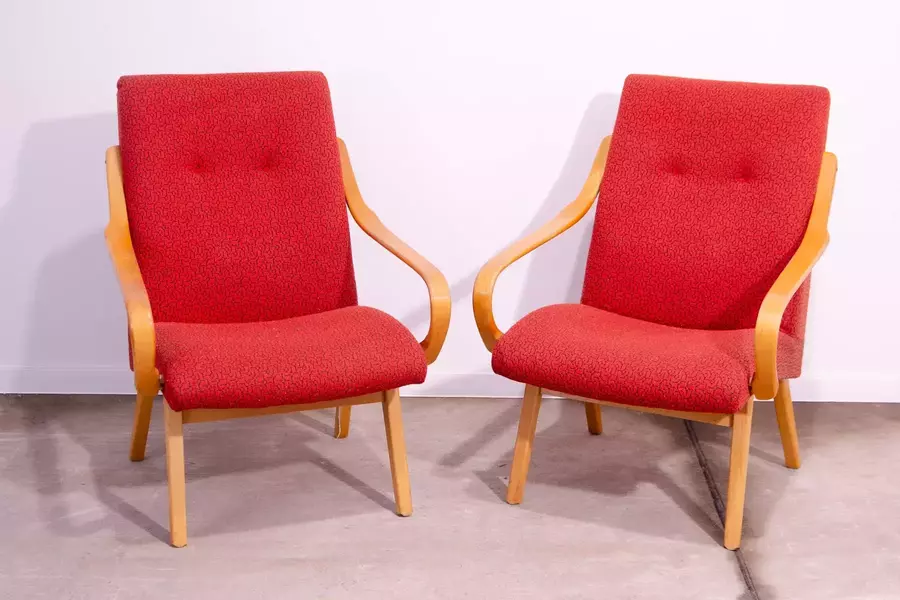 Pair Of Midcentury Armchairs By Jaroslav šmídek For Jitona, 1960´S