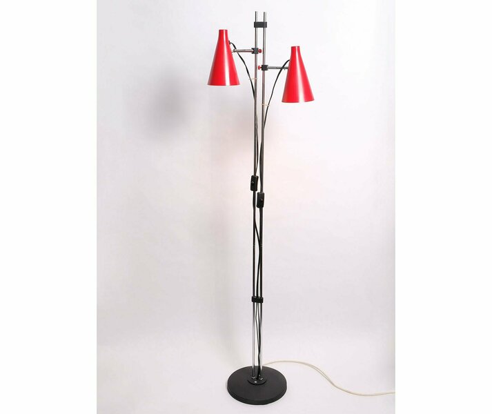 1960s Josef Hurka Lidokov Floor Lamp