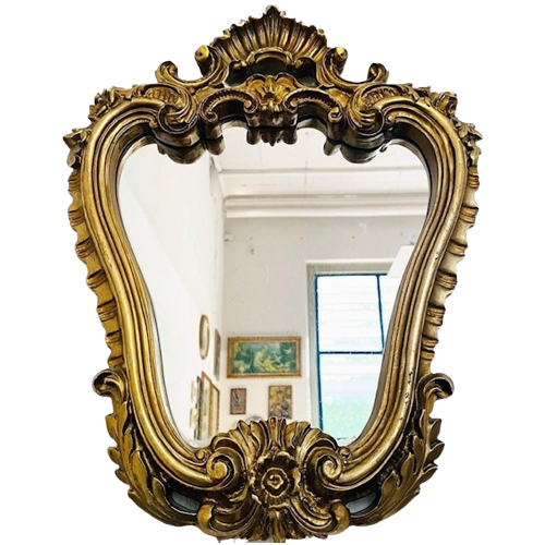 Baroque Vintage Gold Mirror Vinterior