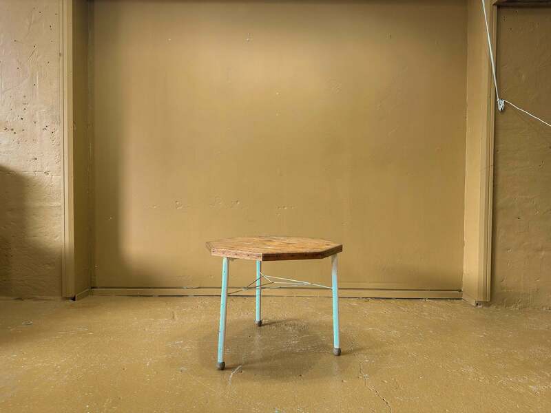 Octagonal Industrial Table