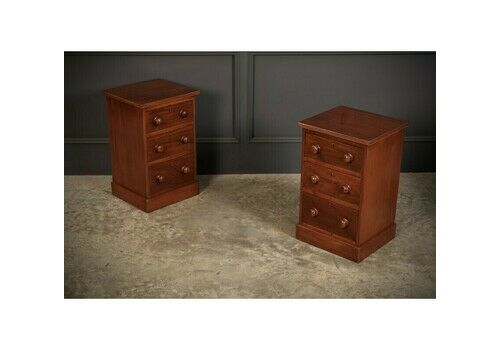 Pair Of Victorian Mahogany Bedside Chests