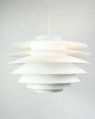 Ceiling Lamp   Model Verona   Sven Middelboe   Lacquered Metal   1990 Excellent Condition photo furniture