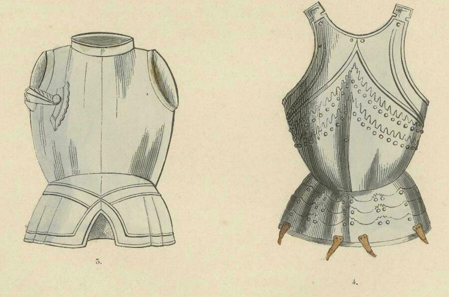 Armaments Of Yore: A Study Of Medieval Helmets And Armor, 1845 photo furniture