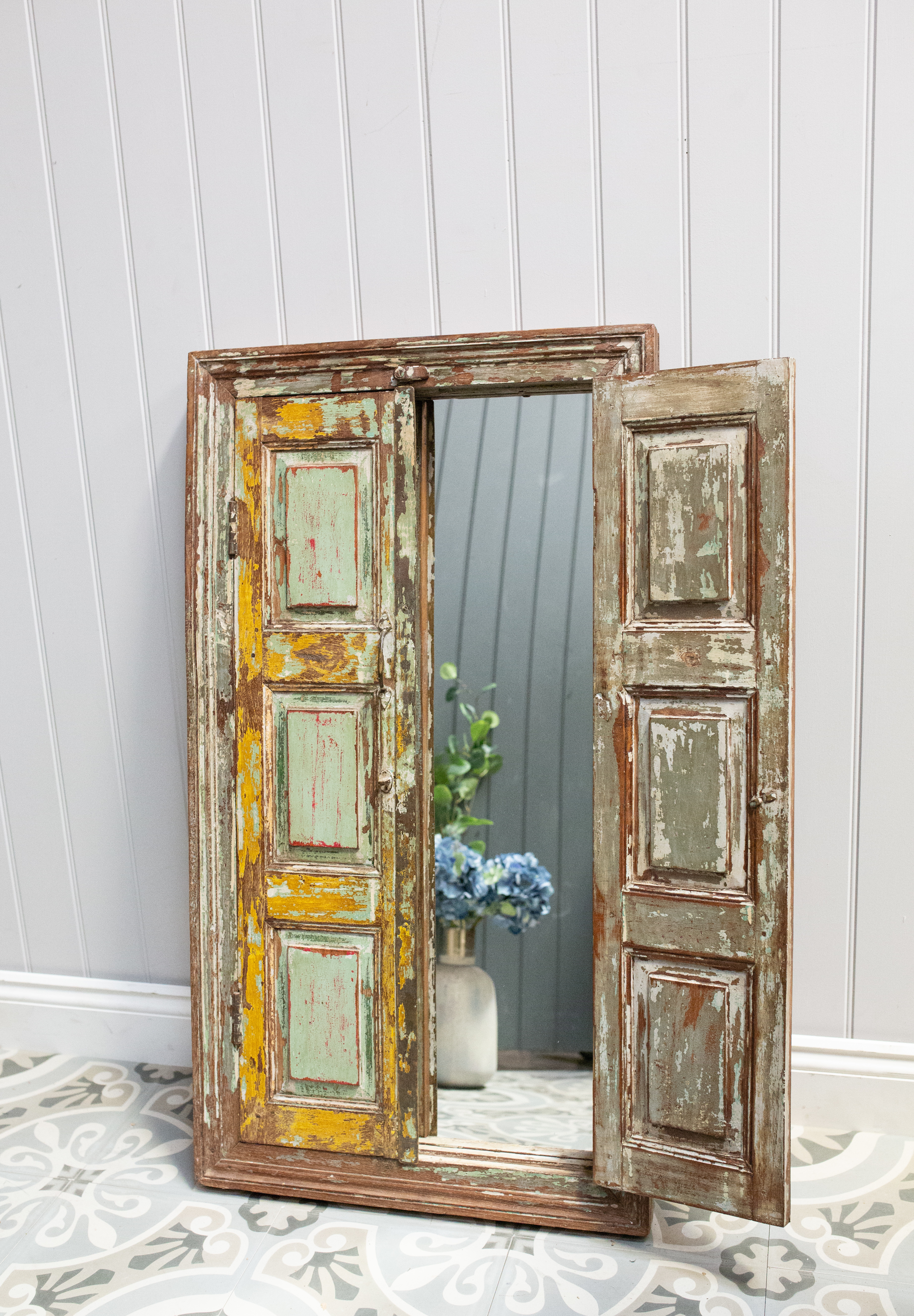 Wooden Window Mirror No 5