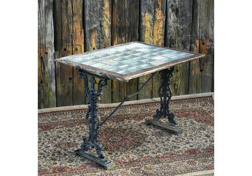 Antique Victorian Young & Marten Salvaged Pavement Light Well Cast Iron Table