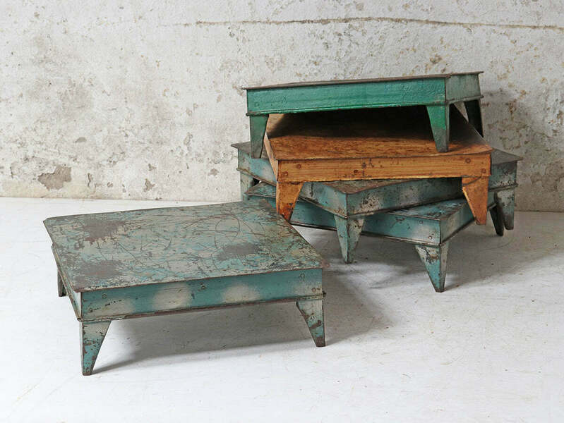 Old Rustic Metal Table