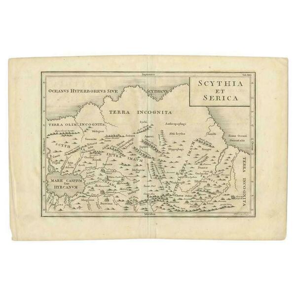 Antique Map Of The Region Between The Rhine And Elbe River By Cluver, 1685
