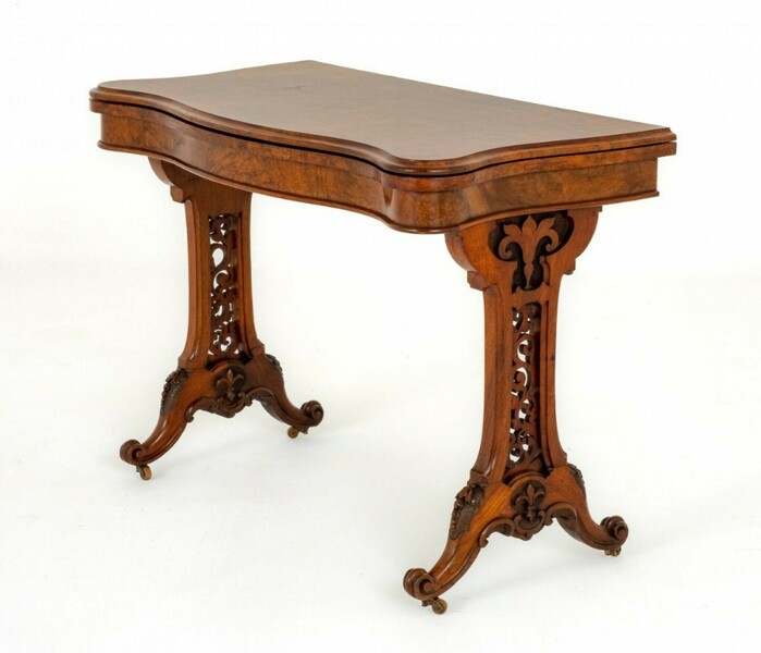 Victorian Card Table Games Tables 1860