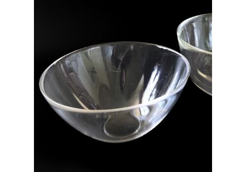 Vintage Retro Glass Bowl Large Size Fuga Orrefors 1970s
