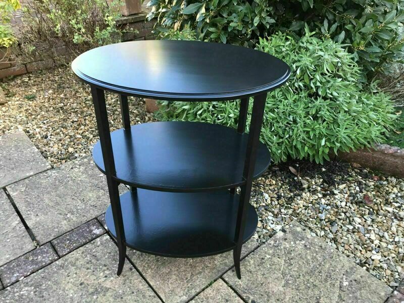 Lovely Antique 3 Tier Mahogany Etagere / Display / Occasional Table Circa 1900