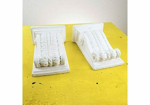Pair Of Plaster Capitals