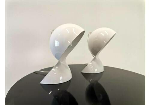 1 Of 2 Dalu Table Lamps By Vico Magistretti For Artemide / Mid Century Modern Light / 70s Italian Design