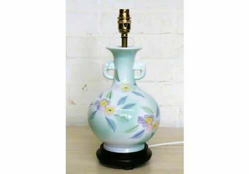 Vintage Table Lamp Oriental Ceramic Chinese Elephant Themed Ceramic Table Lamp