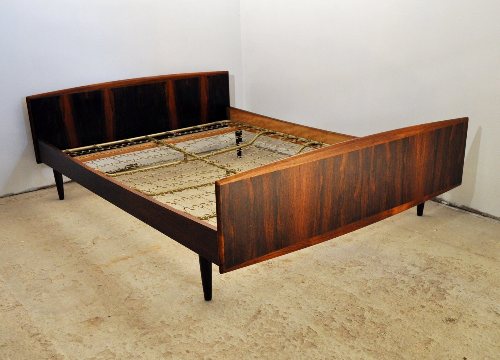 Danish Modern Rosewood Double Bed 1960s Sannemann Vinterior