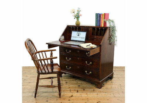 Antique George III Mahogany Bureau