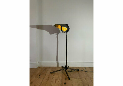 Vintage Scnf French Railway Floor Lamp, Circa 1980s