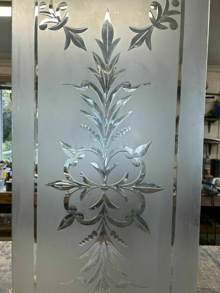 Antique Full Glass Door Light Pattern Glazed Doors