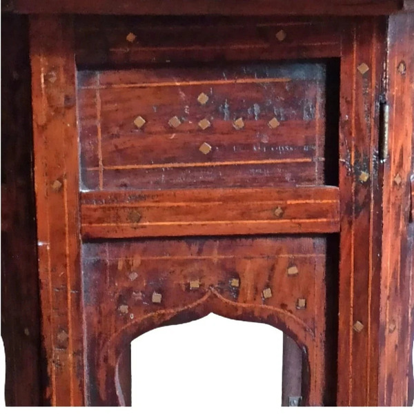 Brass And Copper Inlay Hoshiarpur Table  Anglo Indian  19th Century photo for sale
