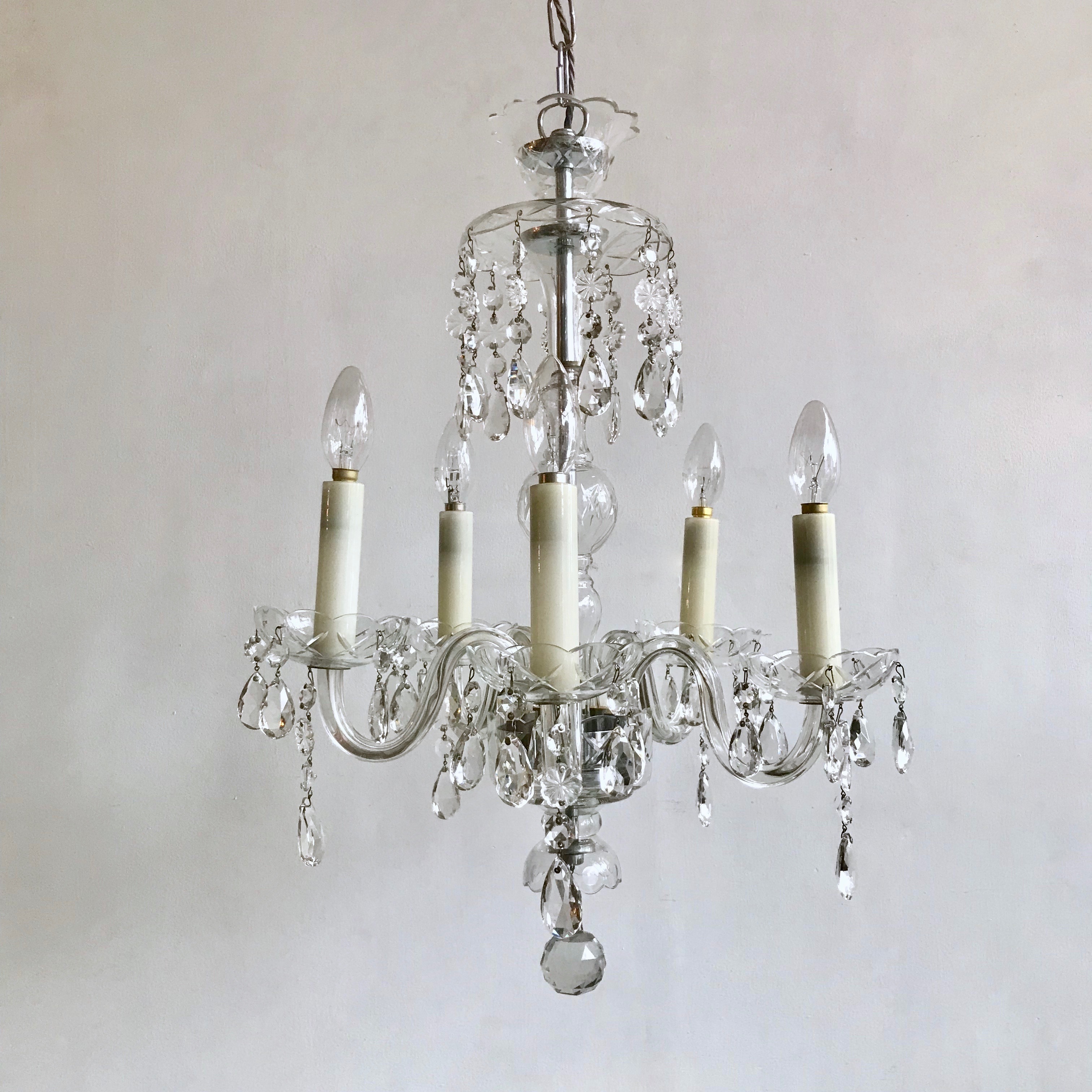 Small Bohemian Crystal Chandelier small crystal chandelier table lamp