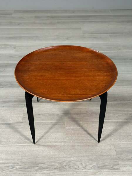 Fritz Hanson Danish Folding Coffee Table C.1950 photo furniture