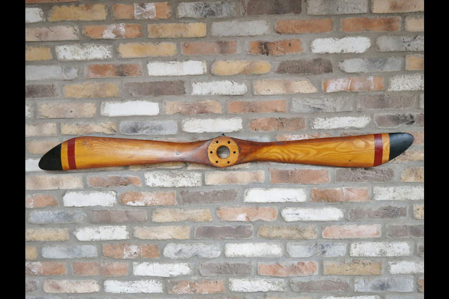 Large Vintage Style Wood Propeller Wall Art Ornament Unique Aviation
