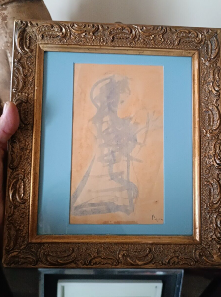 Mixed Media On Paper First Half Of The 20th Century Enzo Pregno