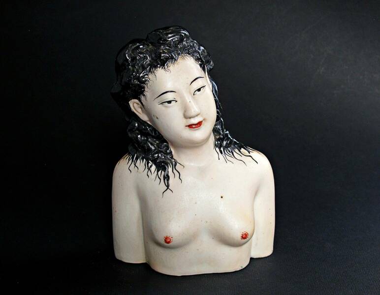 geisha nude vintage Nude Japanese Lady Bust Figurine Naked Japanese Geisha Porcelain Bust  Oriental Asian Topless Girl Figurine | Vinterior
