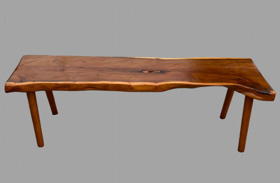 An Interesting C1950's Yew Coffee Table