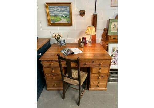 20-30's Pine Desk Table イギリス アンティークデスク Vintage Pine