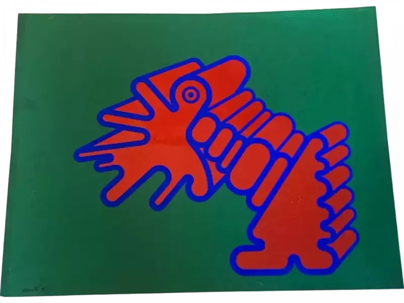 R. Volpini, Space Machine Gear, Silkscreen Print, 1970s