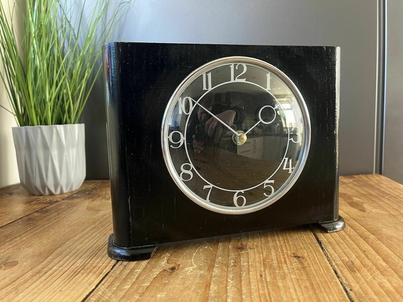 20s 30s vintage art deco table clock