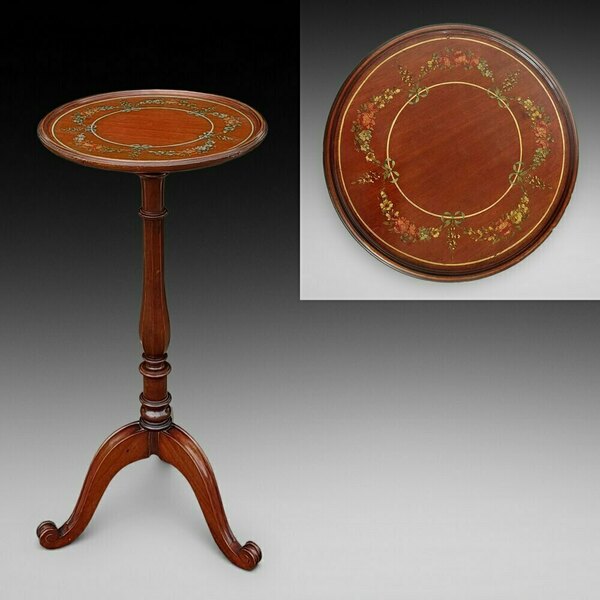 Edwardian Mahogany Painted Wine Table