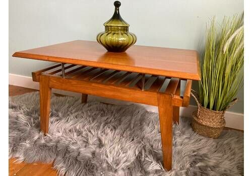 1960s Danish Walnut Small Coffee Table