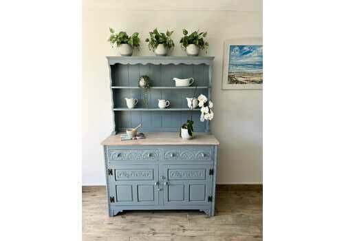 Ornate Welsh Dresser, Kitchen Dresser, Sideboard, Kitchen Storage,