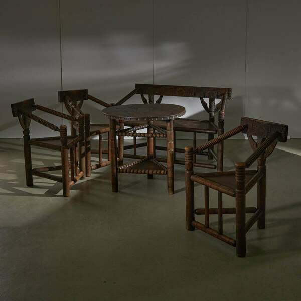 Chairs, Bench, Table Set For Lingel photo furniture