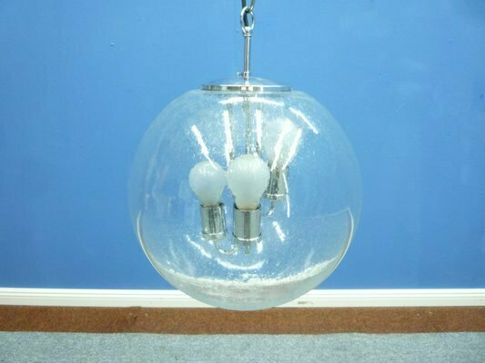 Glass Ceiling Lamp From Doria Leuchten, 1960s