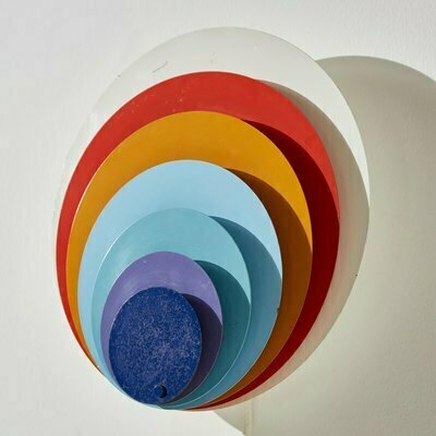 Peacock Wall Lamp By Bent Karlby For Lyfa, 1970s