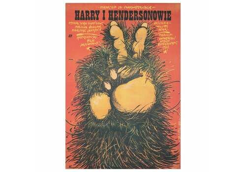 Harry And The Hendersons 1988 Polish B1 Film Poster, Jakub Erol