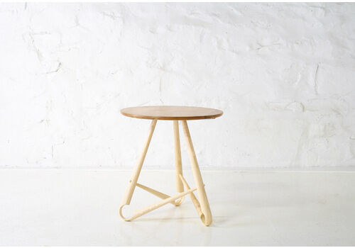 Handcrafted Bentwood Side Table ‘Sŵs’ Collection – By Welsh Artist Dylan Glyn