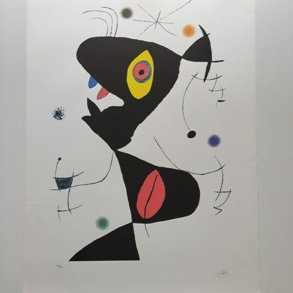 Joan Miró Signed   Oda A Joan Mirò (1973)   Certificate