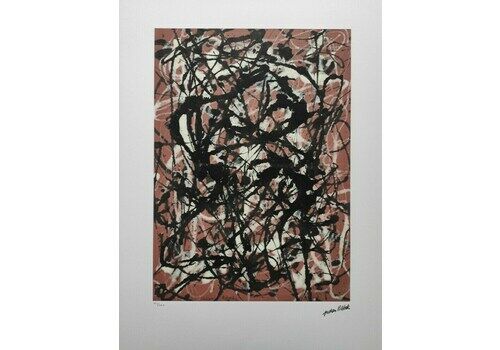 Jackson Pollock Signed Certificate (Abstarct Wall Art, Abstract Art)