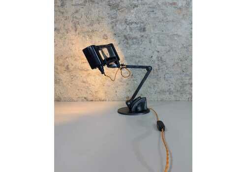 Vintage 1940s Magnifying "Lens Lite" Work Light By E.D.L., England