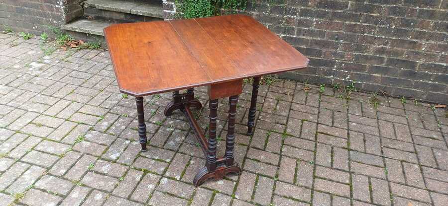 Top Quality Mahogany Vintage Victorian Sutherland Table Occasional Utility Side