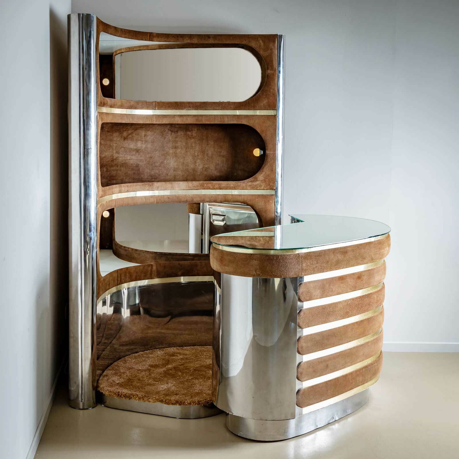 Hollywood Regency Style Bar By Willy Rizzo, Italy 1970s | Willy Rizzo ...