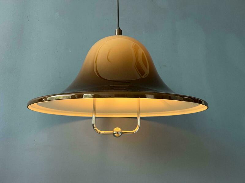 Dijkstra Pendant Lamp   Space Age Hanging Lamp   Plexiglass Light Fixture   Acrylic Glass Lamp