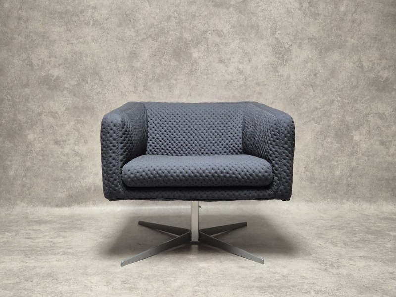 Modern, Compact Armchair. Spins Around Its Axis.