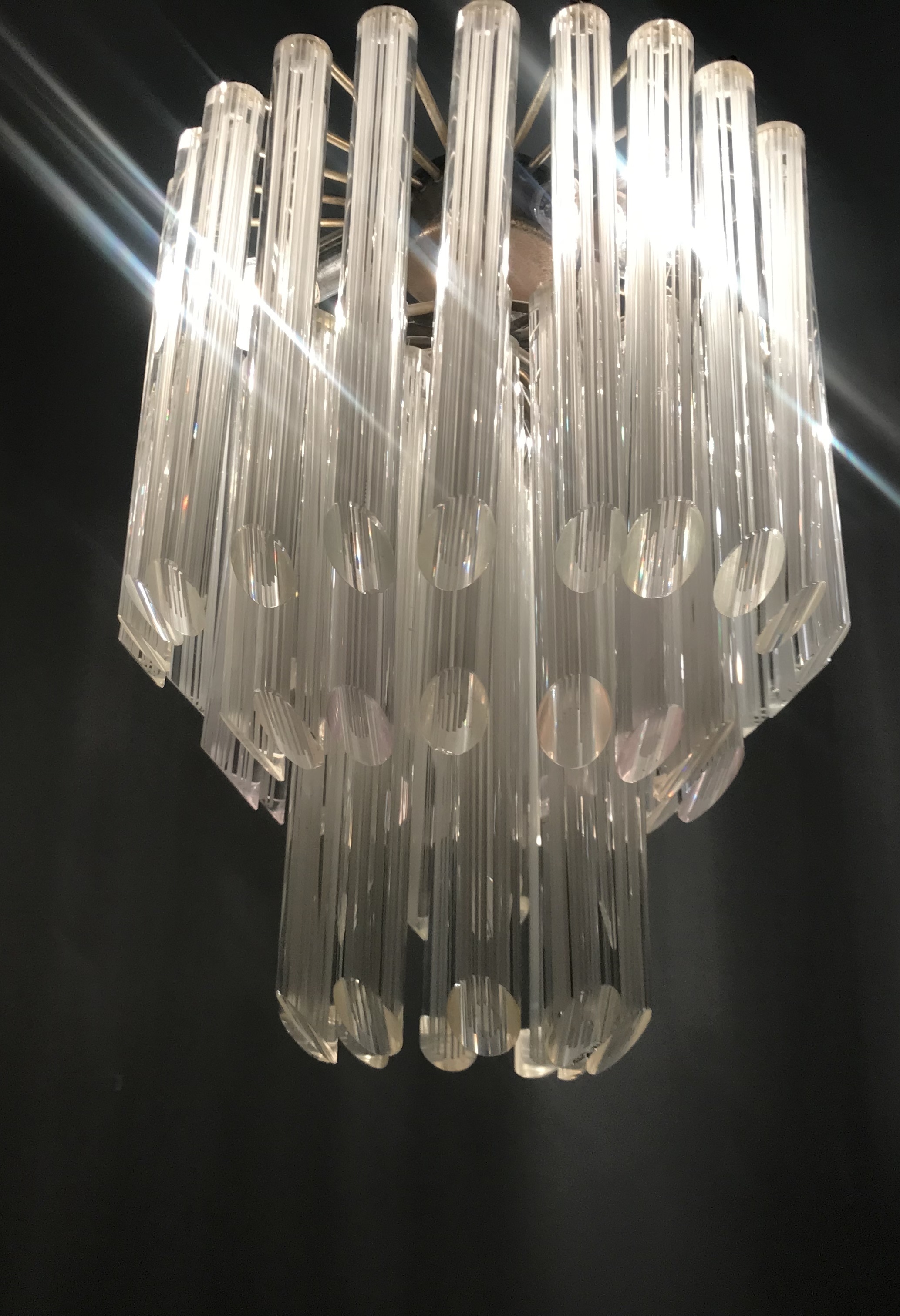 Vintage Italian Mid Century Modern Murano Glass Chandelier | Carrocel Fine Furniture Vintage Italian Mid Century Modern Murano Glass Chandelier | Carrocel Fine Furniture