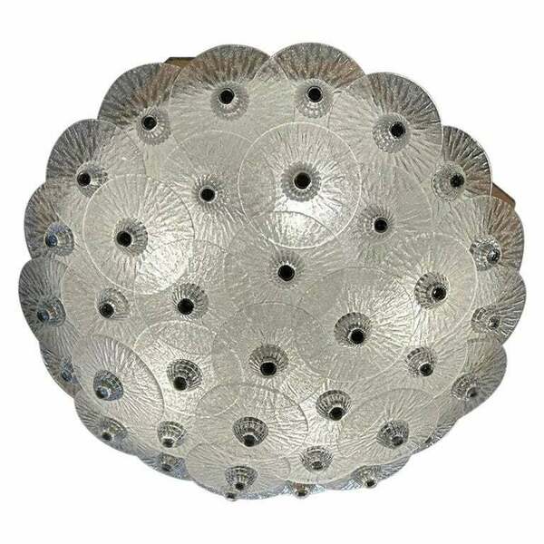 White Crystal Ceiling Light