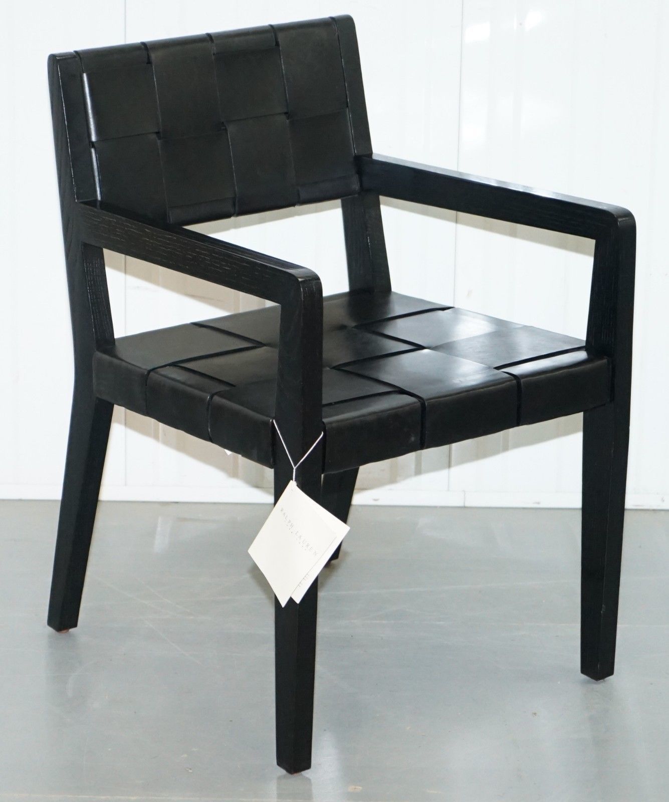 Brand New Tags Rrp Ralph Lauren Safari Woven Leather Desk Office Chair