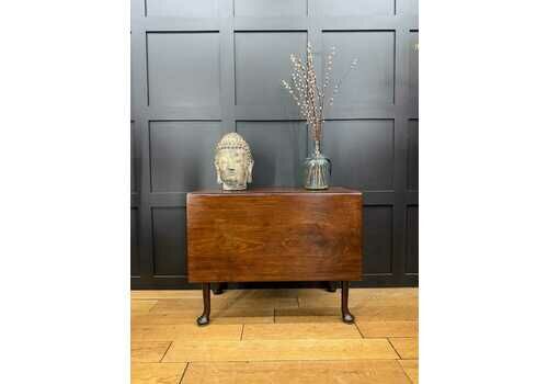 Antique Large Extending Mahogany Side Table Drop Leaf Sideboard Extending Table Antique Furniture